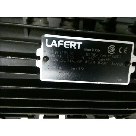 Lafert 3Ph 3/4Hp 810Rpm 24Mm 575V-Ac Ac Motor ST90LS8